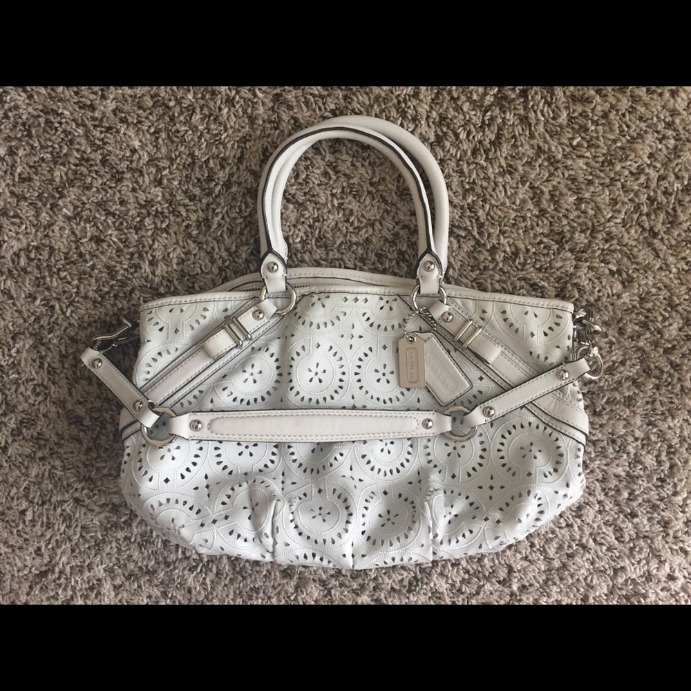 Coach Madison Laser Cut Sophia Satchel